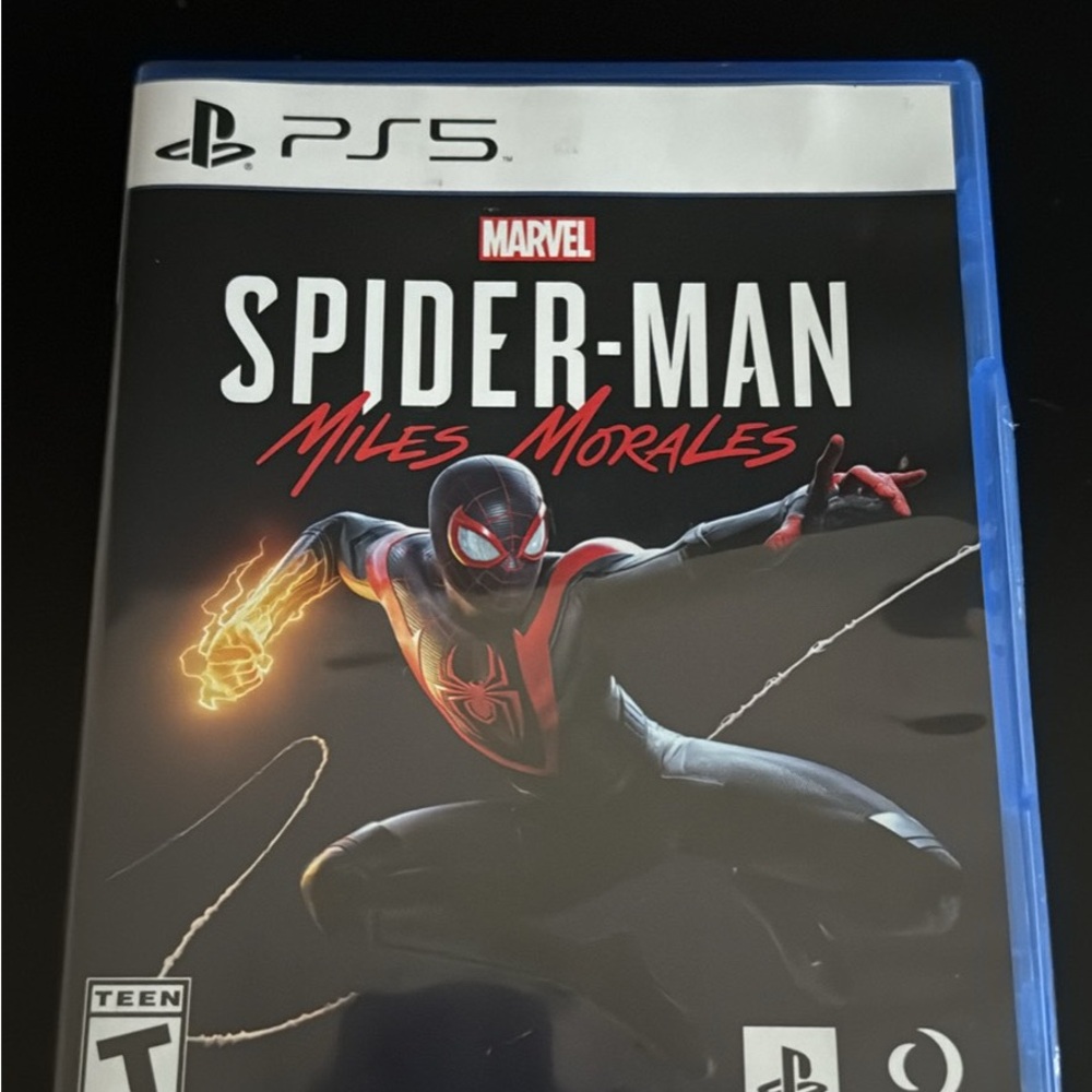 Marvel Spider-Man: Miles Morales PS5 - Black, Red, and Gold
